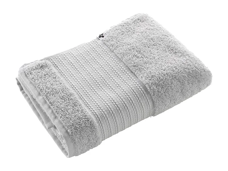 EMMA - Serviette de Douche 70x130cm en Coton Bio Coloris Nuage