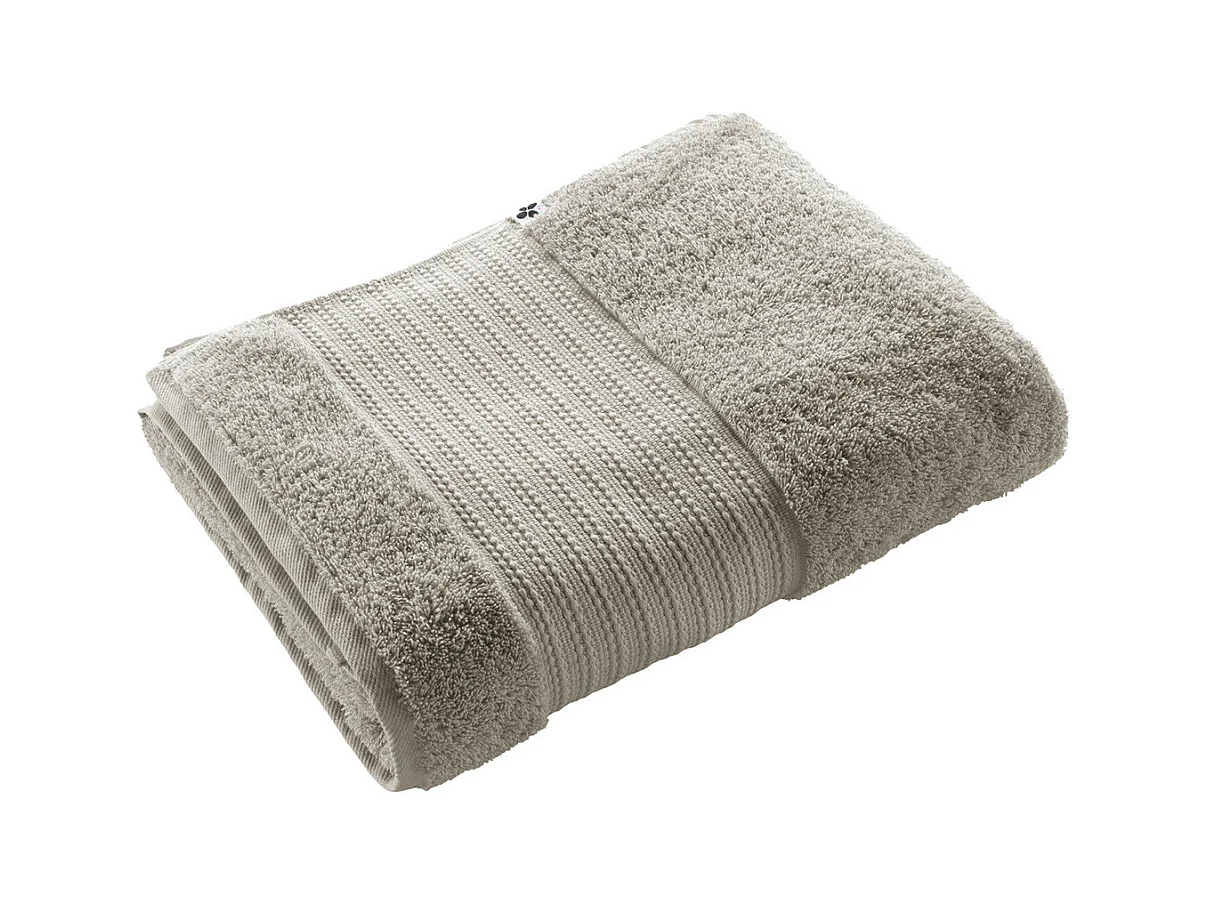 EMMA - Serviette de Bain 90x150cm en Coton Bio Coloris Argile