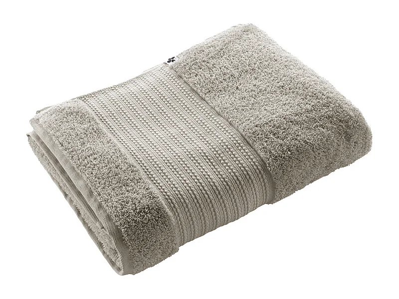 EMMA - Serviette de Bain 90x150cm en Coton Bio Coloris Argile
