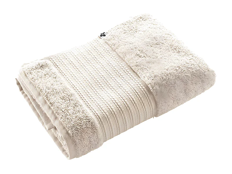 EMMA - Serviette de Douche 70x130cm en Coton Bio Coloris Pampa