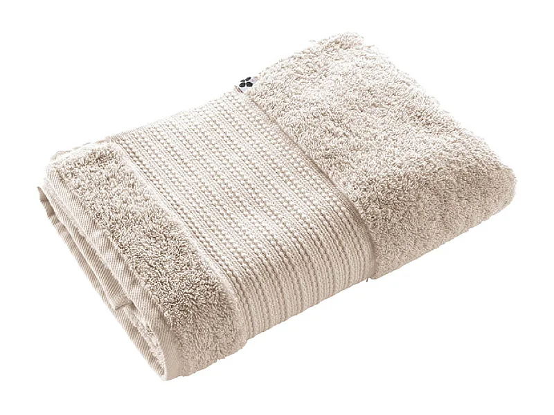 EMMA - Serviette de Douche 70x130cm en Coton Bio Coloris Pampa