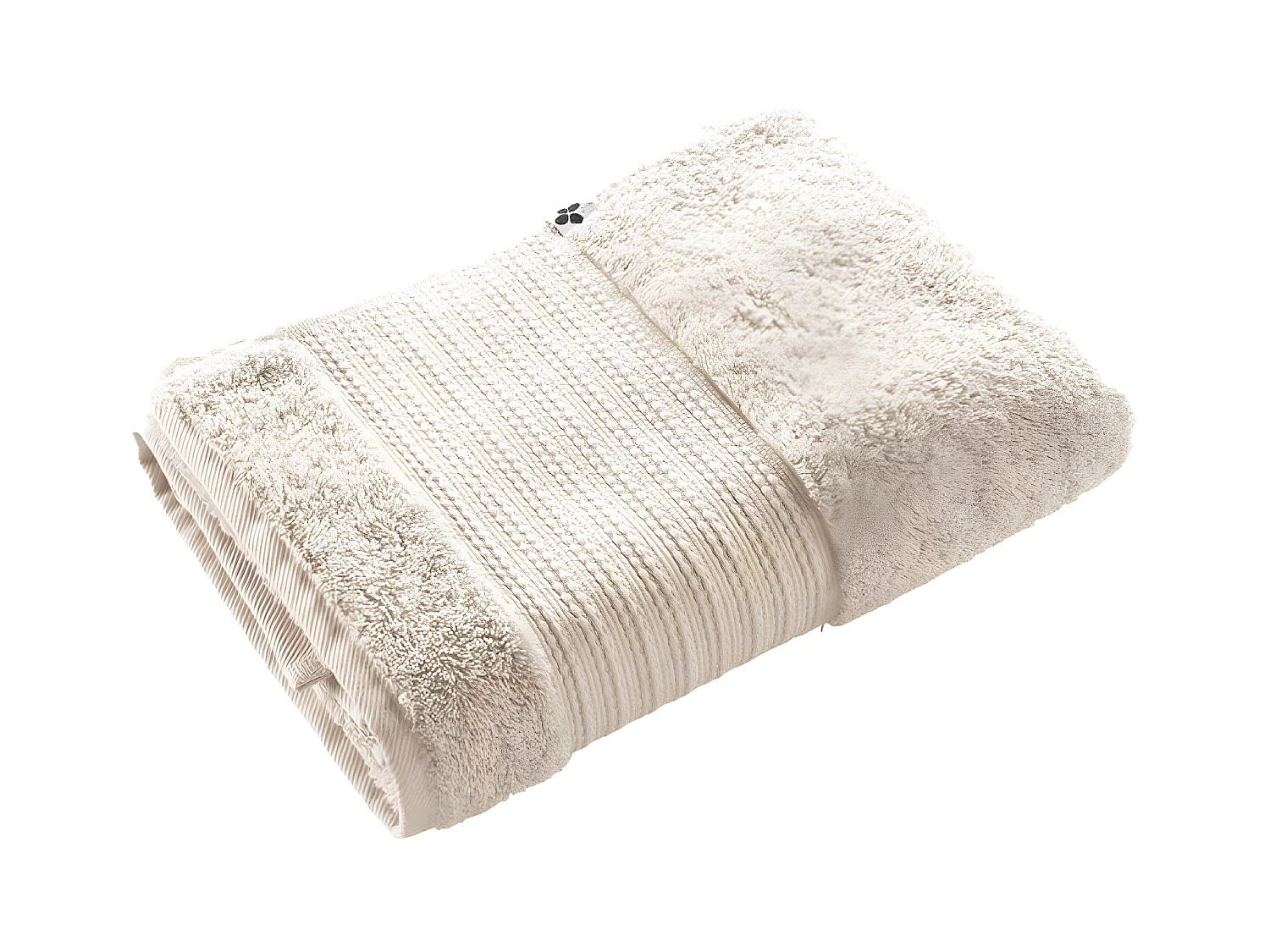 EMMA - Serviette de Douche 70x130cm en Coton Bio Coloris Pampa