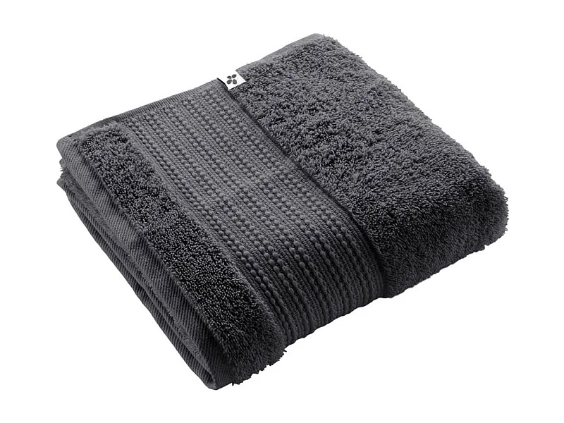 EMMA - Serviette de Toilette 50x90cm en Coton Bio Coloris Orage