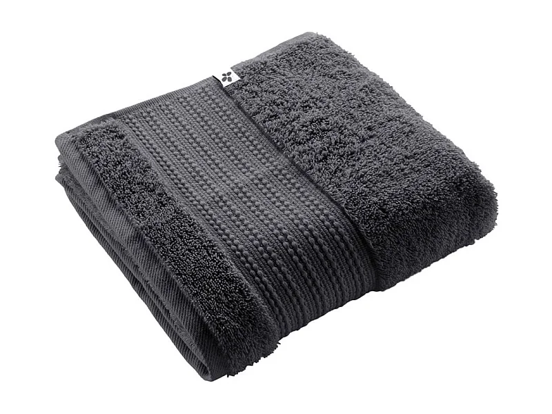 EMMA - Serviette de Toilette 50x90cm en Coton Bio Coloris Orage