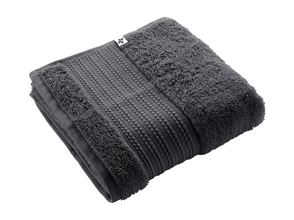 EMMA - Serviette de Toilette 50x90cm en Coton Bio Coloris Orage