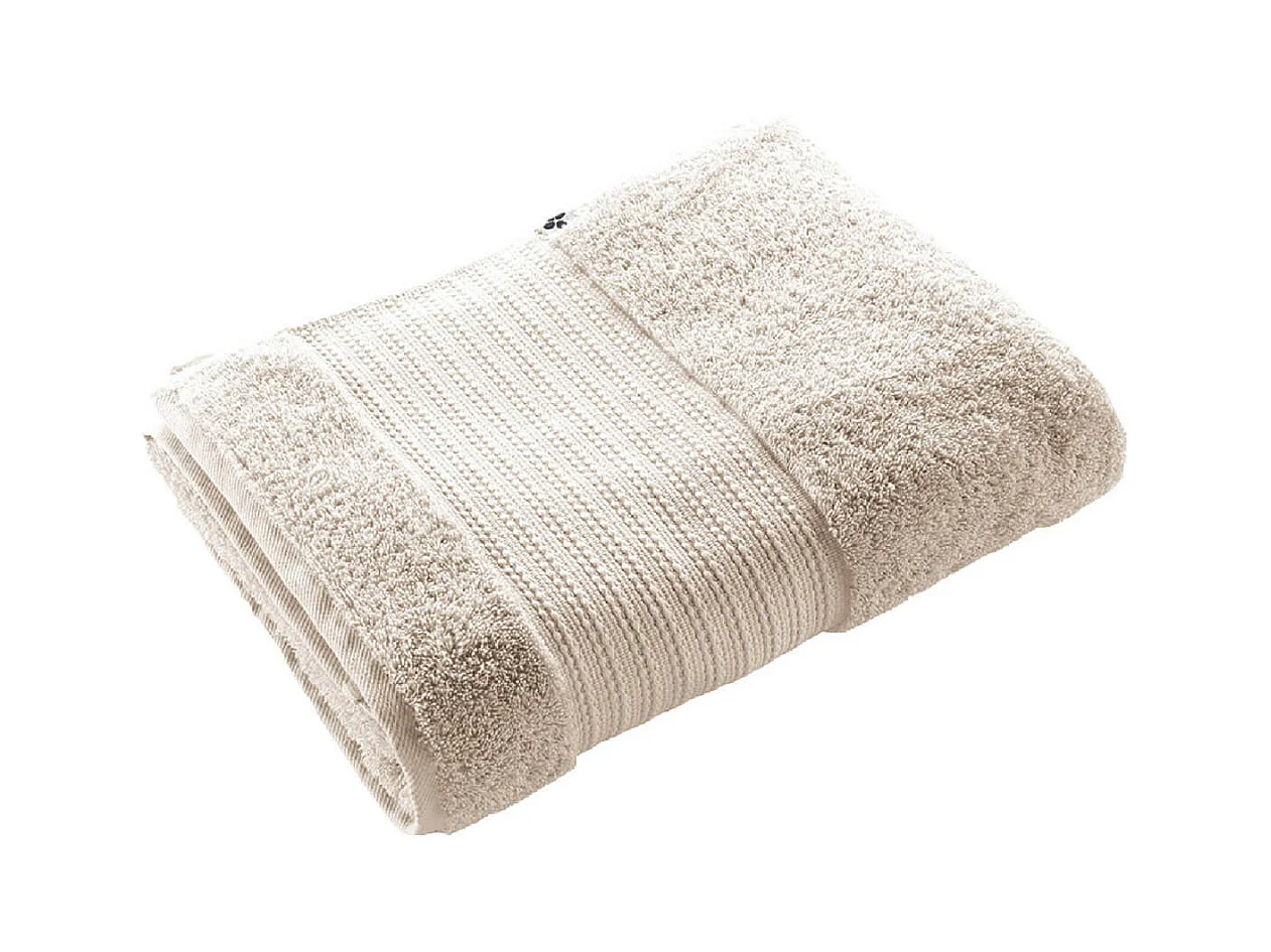 EMMA - Serviette de Bain 90x150cm en Coton Bio Coloris Pampa