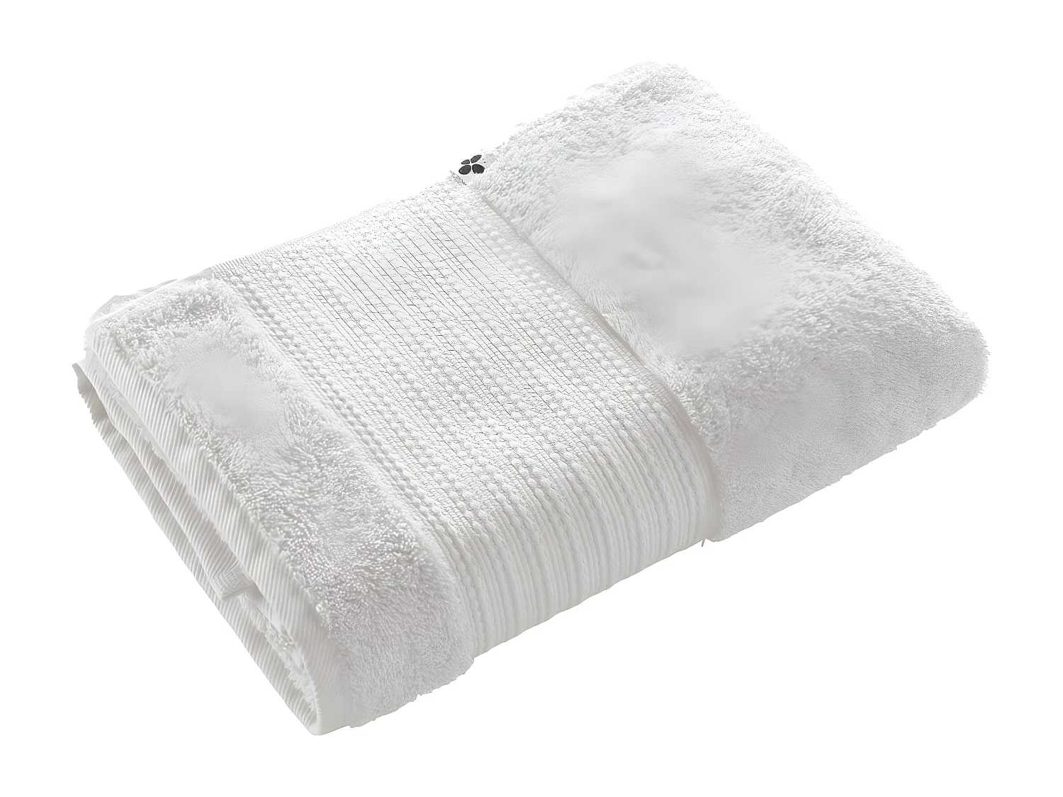 EMMA - Serviette de Douche 70x130cm en Coton Bio Coloris Chantilly