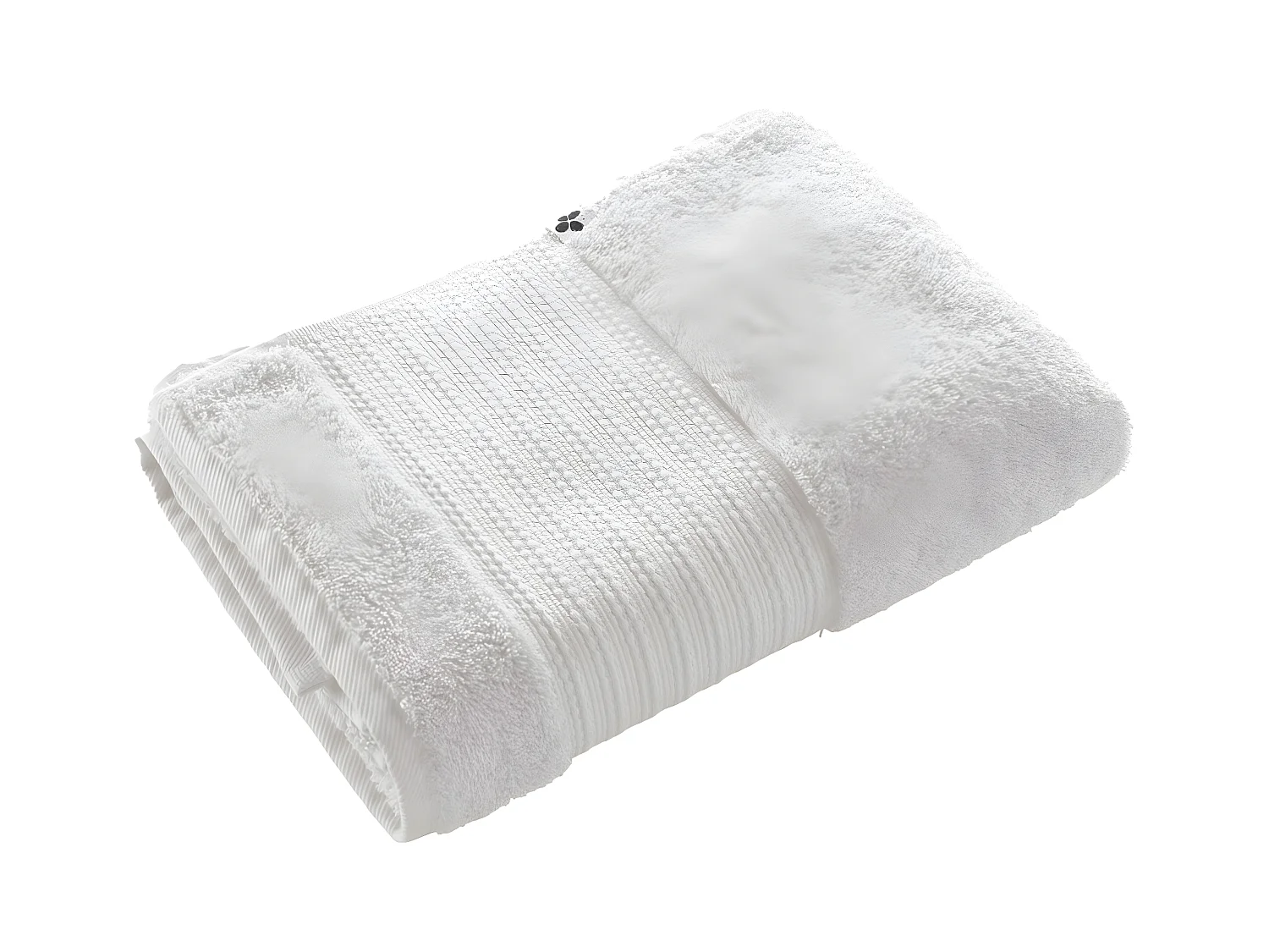 EMMA - Serviette de Douche 70x130cm en Coton Bio Coloris Chantilly