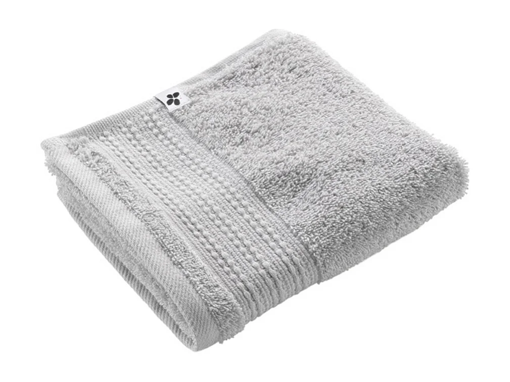 EMMA - Serviette Invité 30x50cm en Coton Bio Coloris Nuage