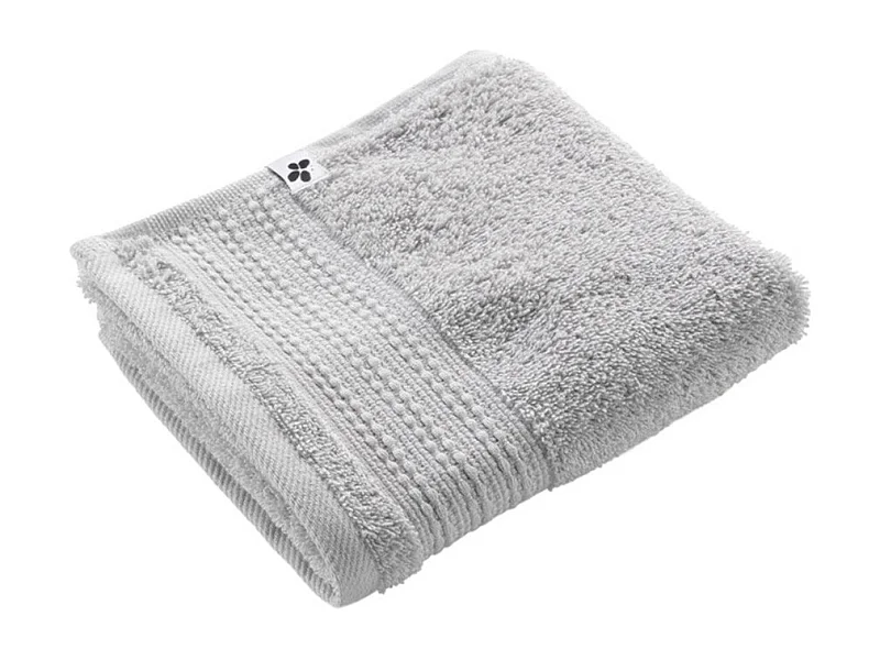 EMMA - Serviette Invité 30x50cm en Coton Bio Coloris Nuage