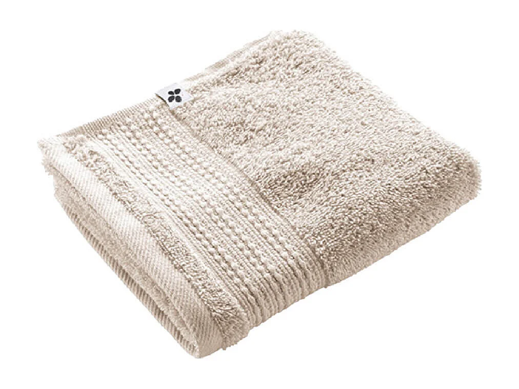 EMMA - Serviette Invité 30x50cm en Coton Bio Coloris Pampa