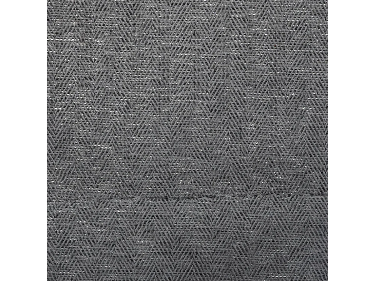 Rideau Occultant "Chevron" 140x260cm Gris Foncé