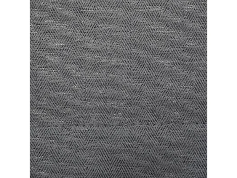Rideau Occultant "Chevron" 140x260cm Gris Foncé