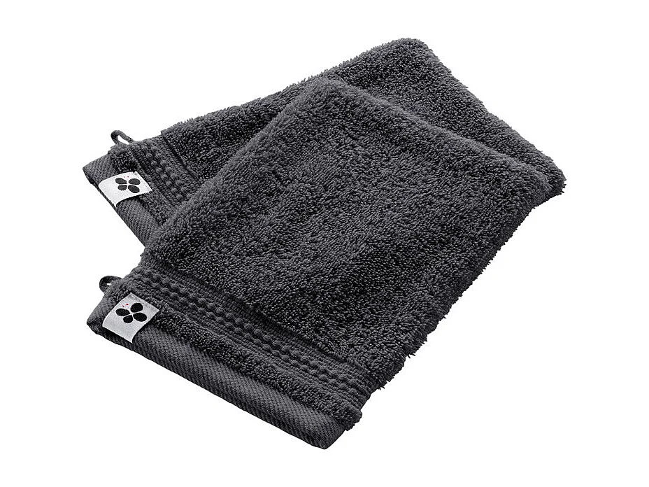 EMMA - Lot de 2 Gants 15x21cm en Coton Bio Coloris Orage