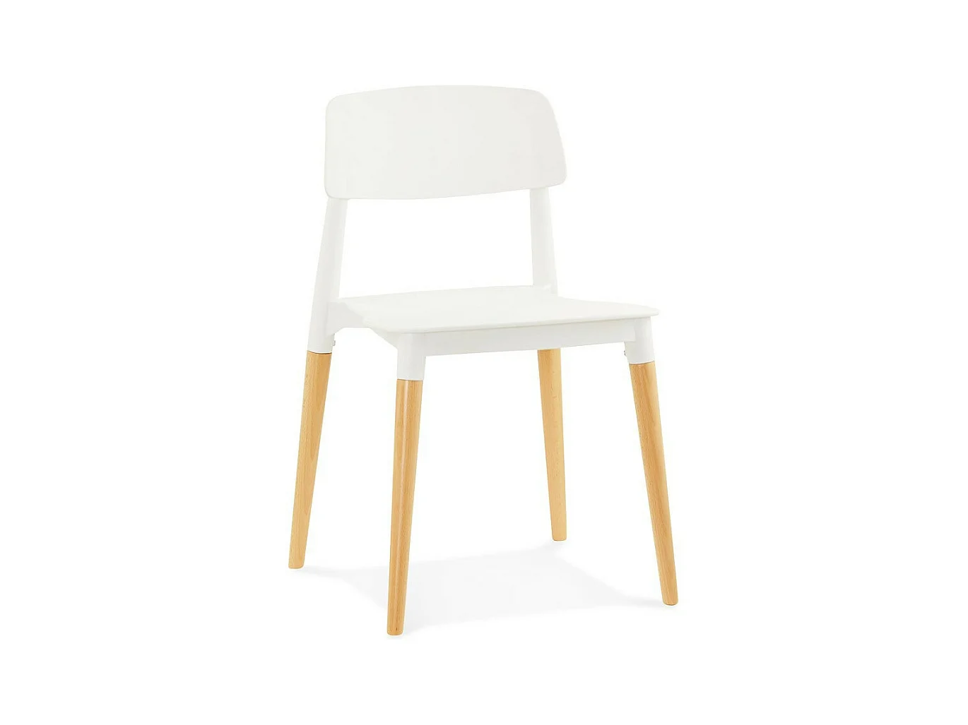 Chaise Design "Nora" 76cm Blanc