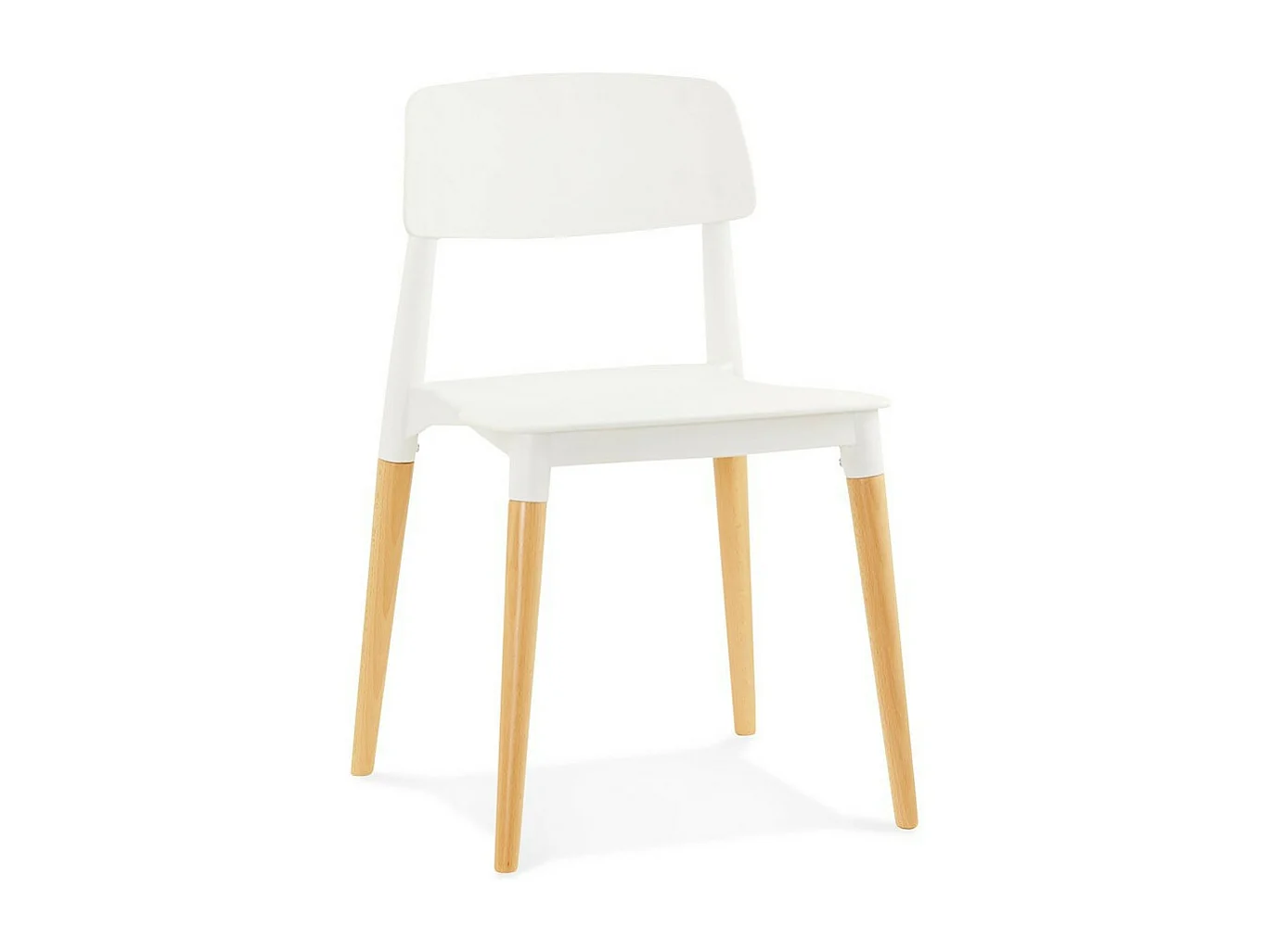 Chaise Design "Nora" 76cm Blanc