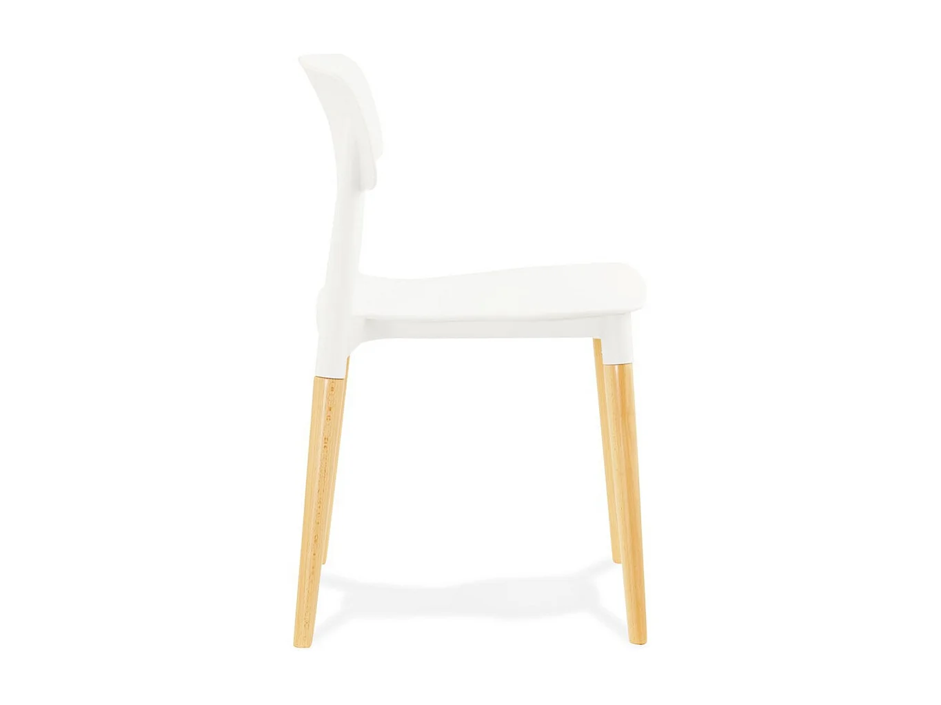 Chaise Design "Nora" 76cm Blanc