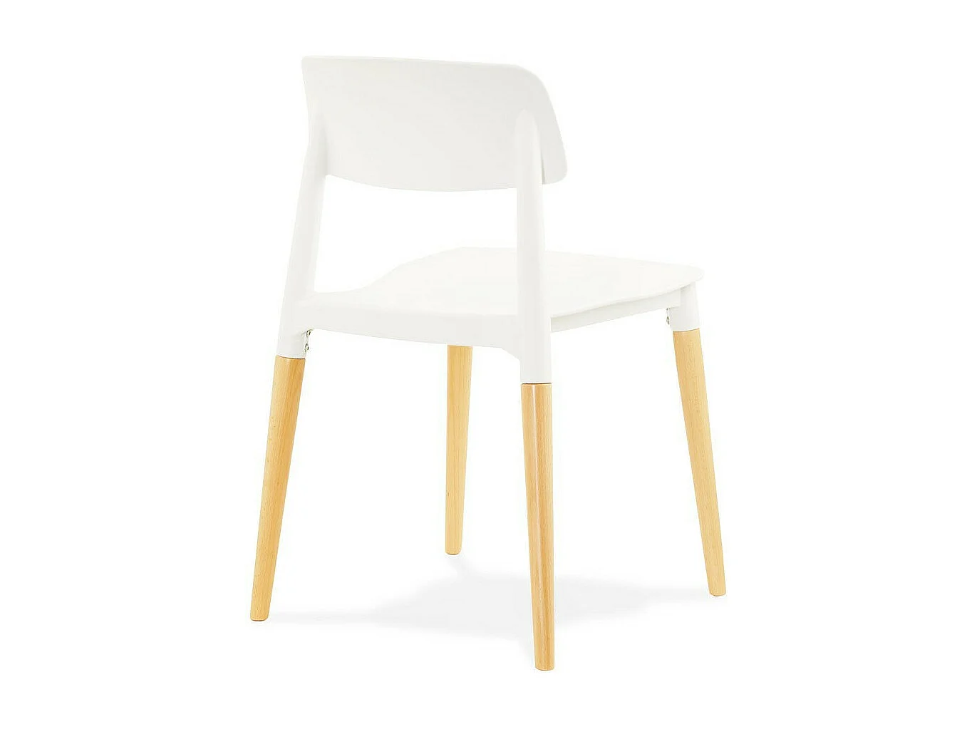 Chaise Design "Nora" 76cm Blanc