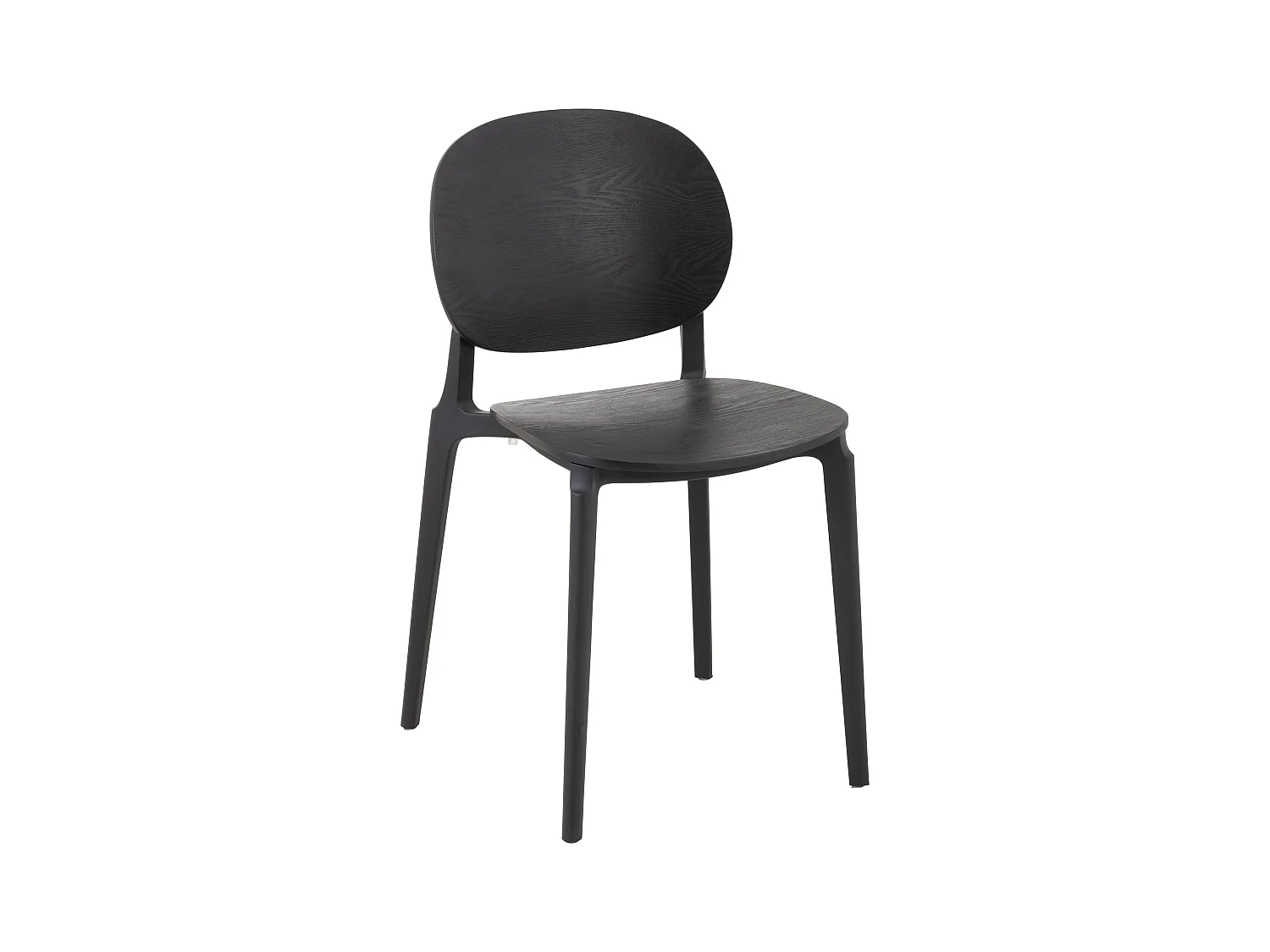 Chaise Design "Finama" 82cm Noir