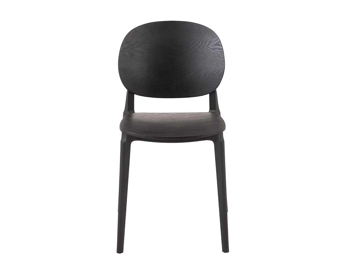 Chaise Design "Finama" 82cm Noir