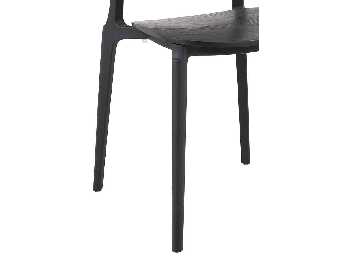 Chaise Design "Finama" 82cm Noir