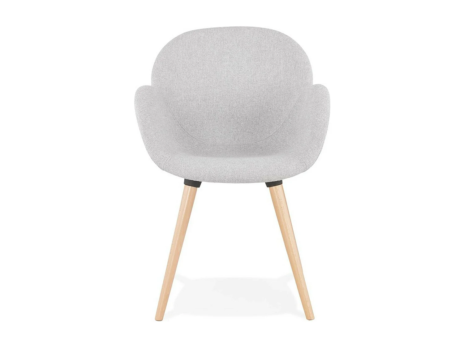 Chaise Design Scandinave "Palot" 84cm Gris Clair