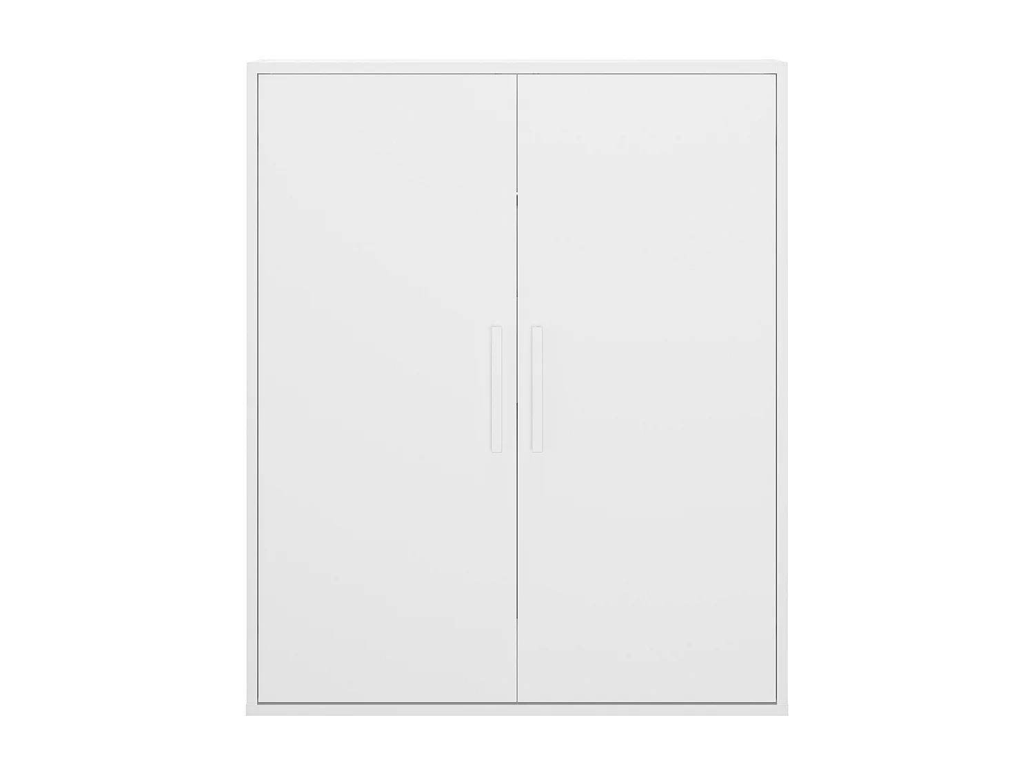 Armoire sous pente 2 portes - Blanc - ADEZIO