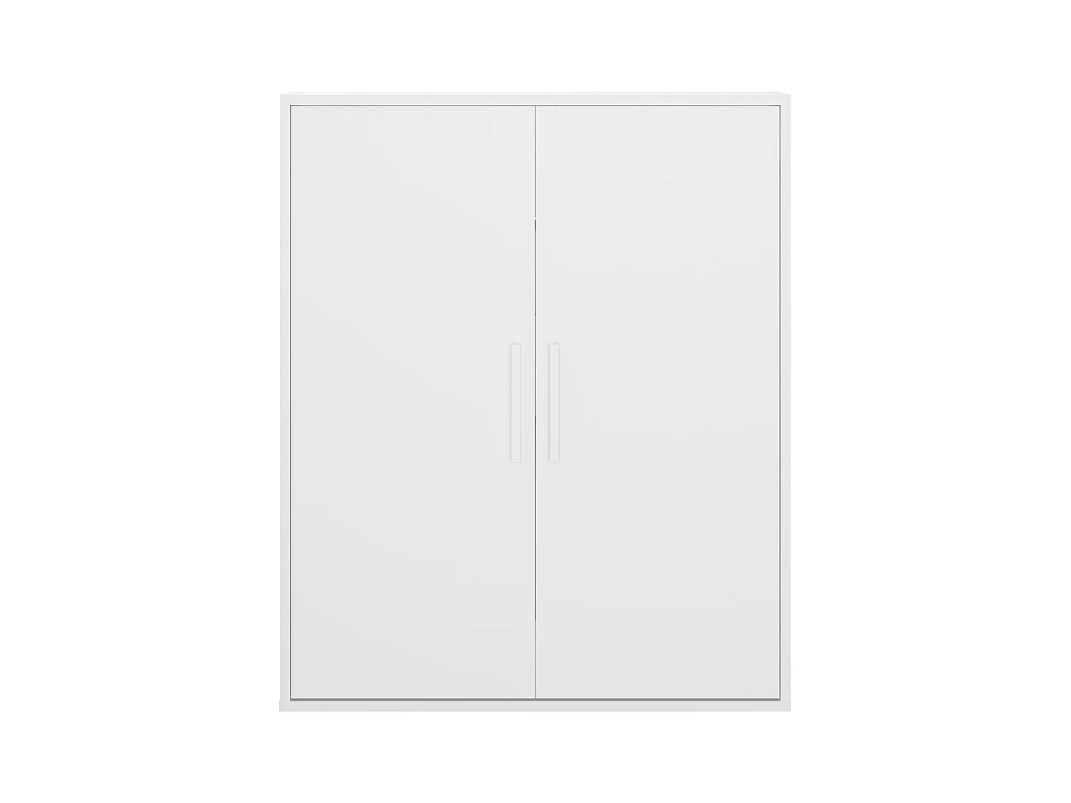 Armadio per mansarda 2 ante Bianco - ADEZIO
