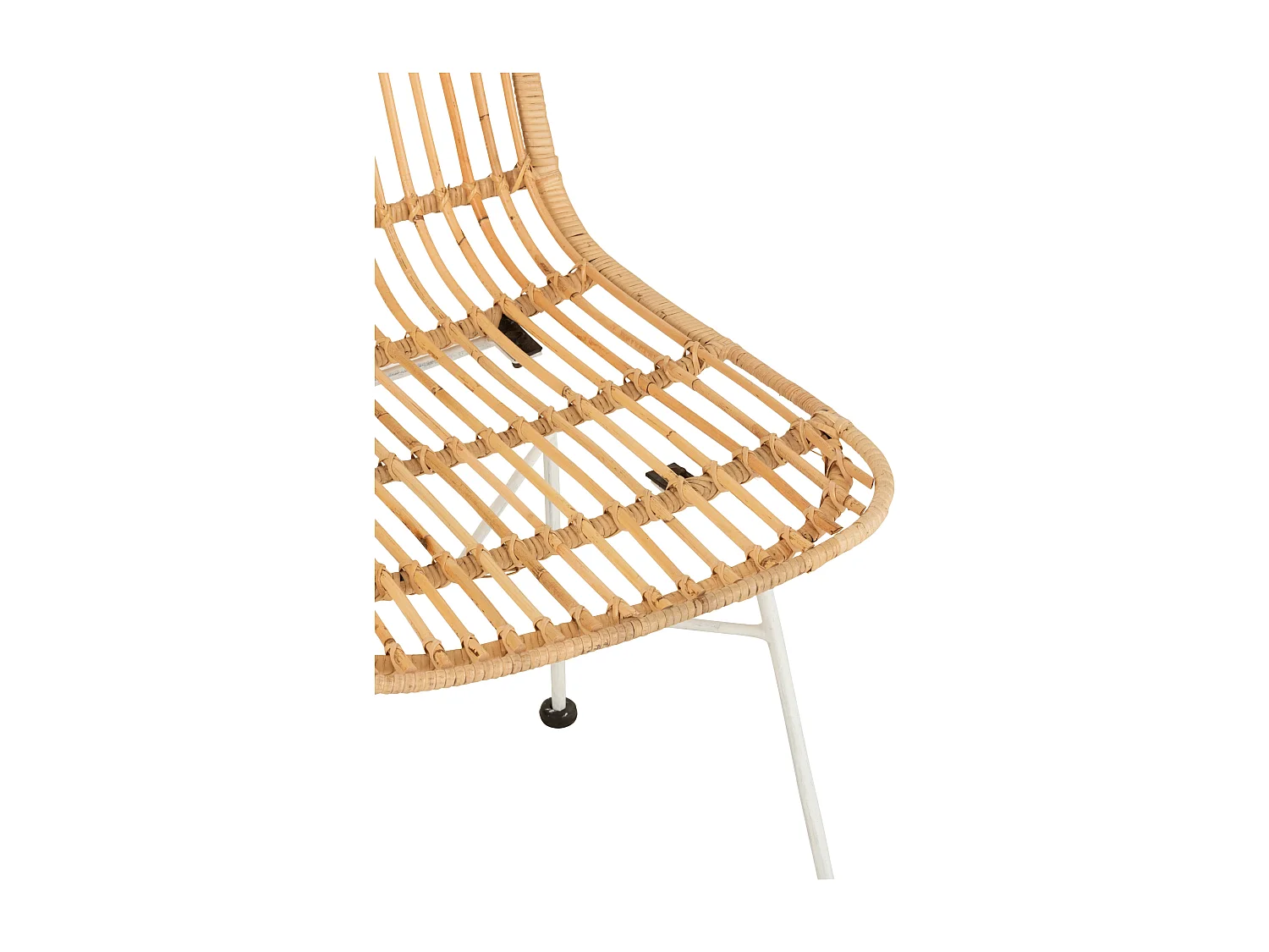 Chaise Design en Rotin "Ema" 88cm Naturel
