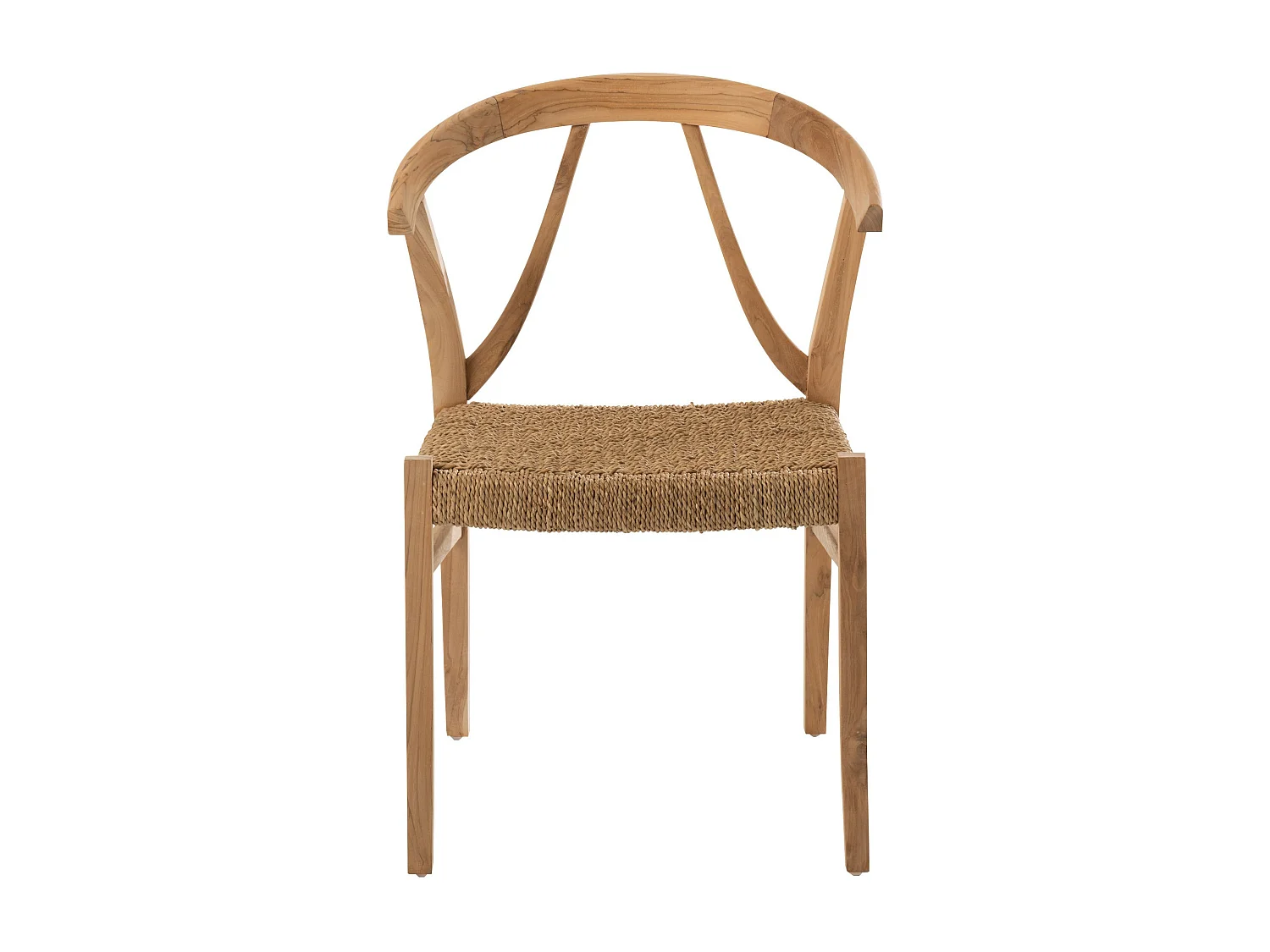 Chaise Design en Teck "Alis" 80cm Naturel