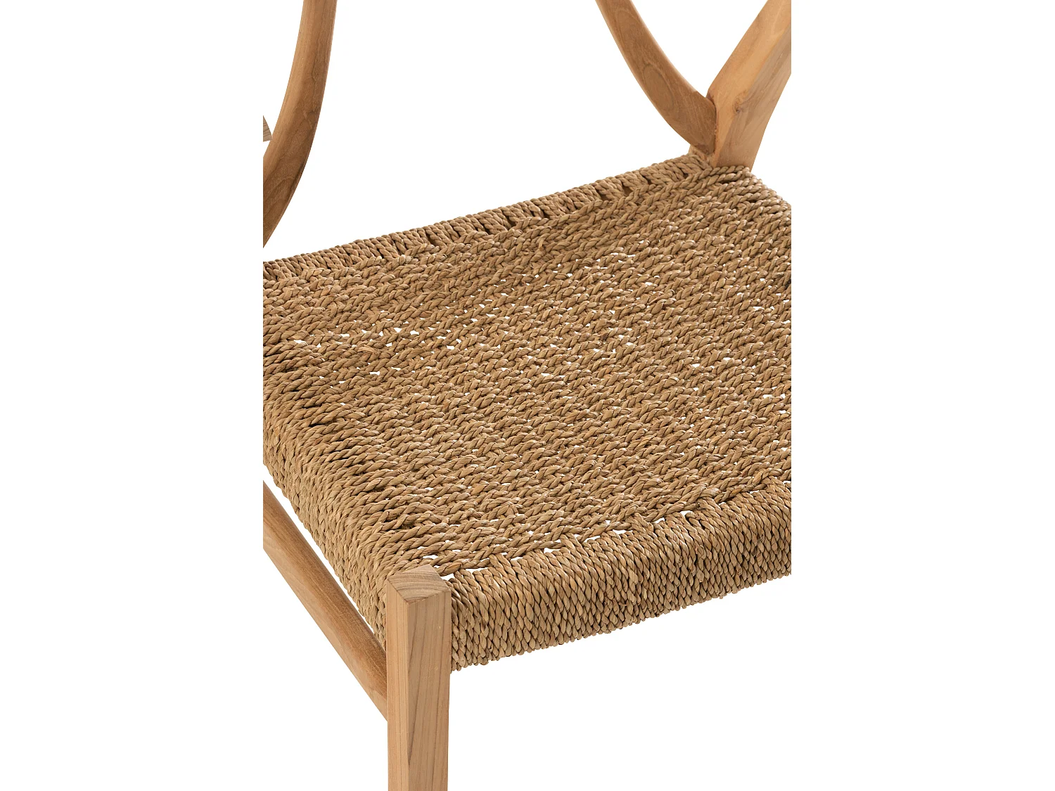 Chaise Design en Teck "Alis" 80cm Naturel