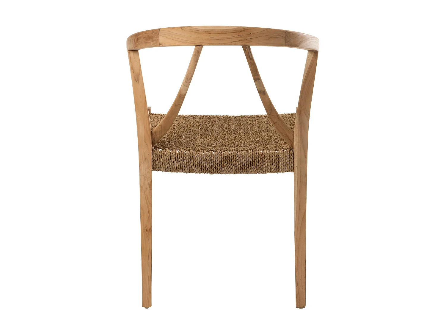 Chaise Design en Teck "Alis" 80cm Naturel