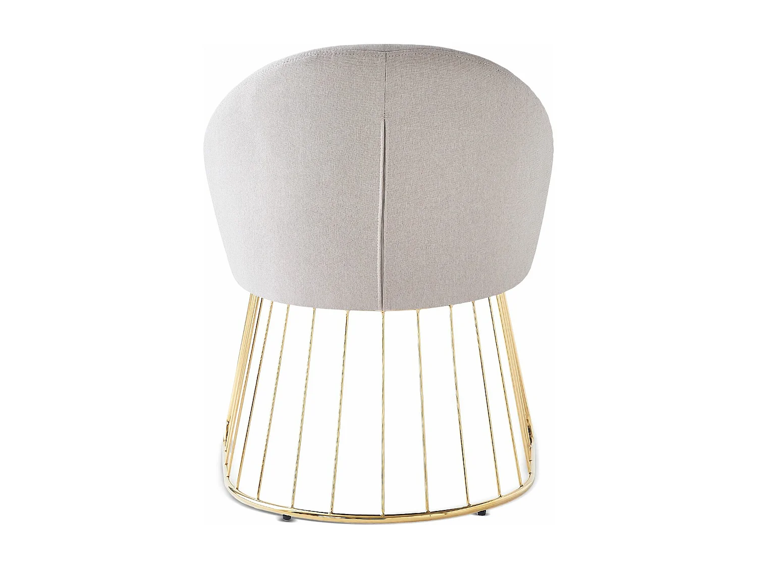 Chaise Design en Tissu "Mayra" 84cm Beige