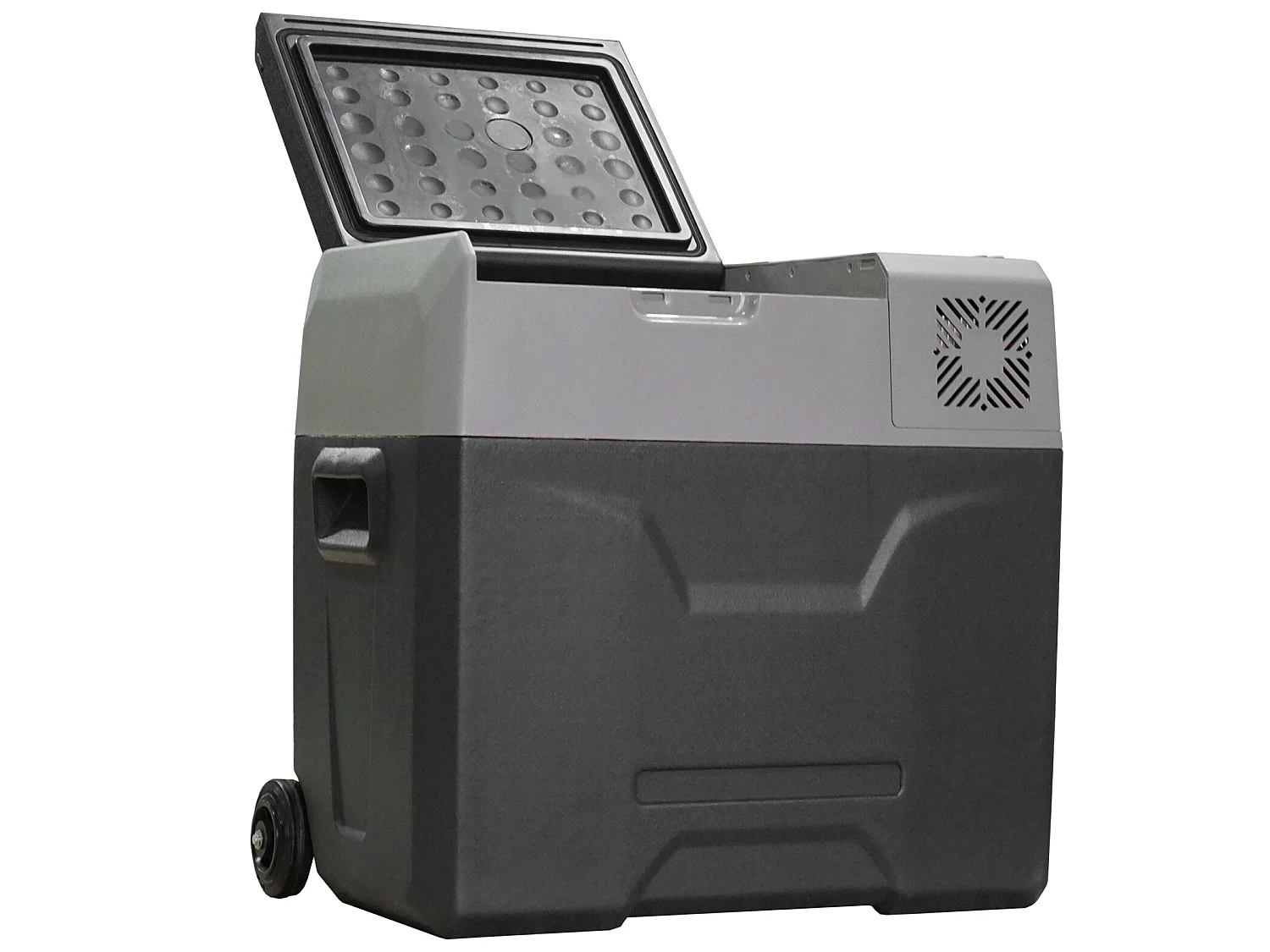 Nevera portátil eléctrica gris 58,6x37,8x54,5cm HOMCOM