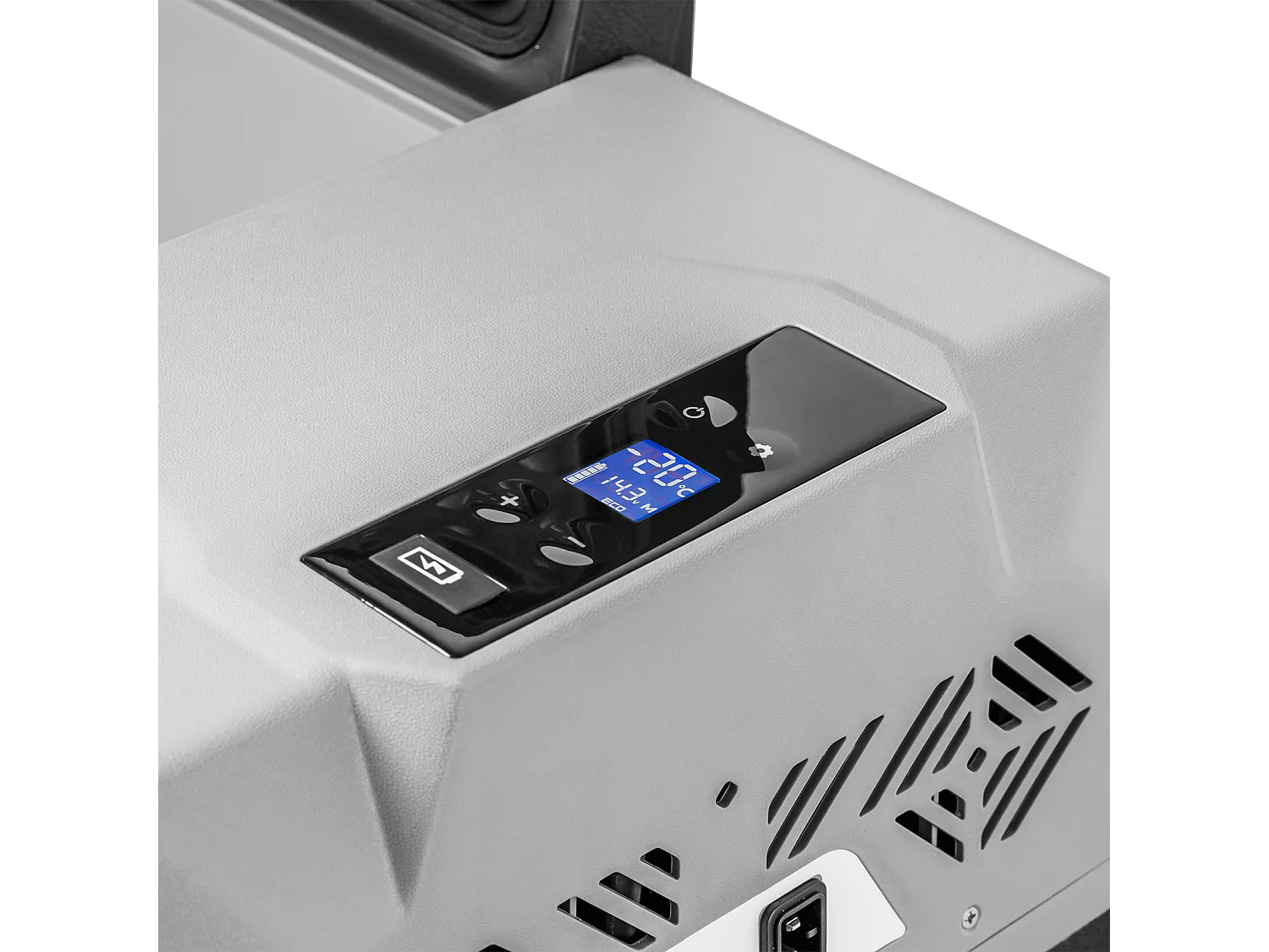 Nevera portátil eléctrica gris 58,6x37,8x54,5cm HOMCOM