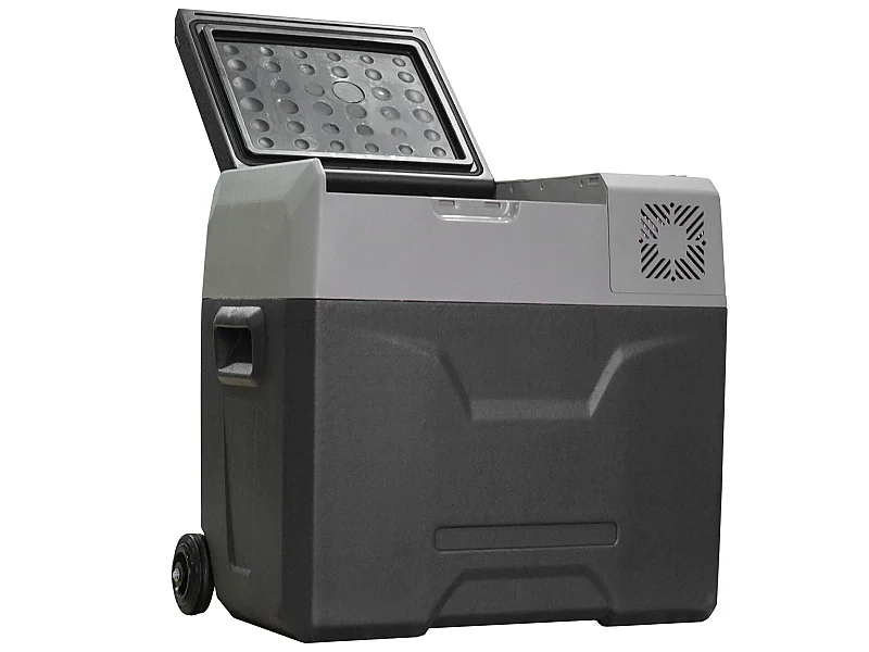 Nevera portátil eléctrica gris 58,6x37,8x54,5cm HOMCOM