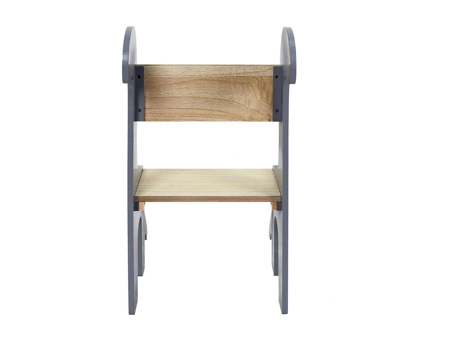 Chaise Enfant Dino Gris, Marron