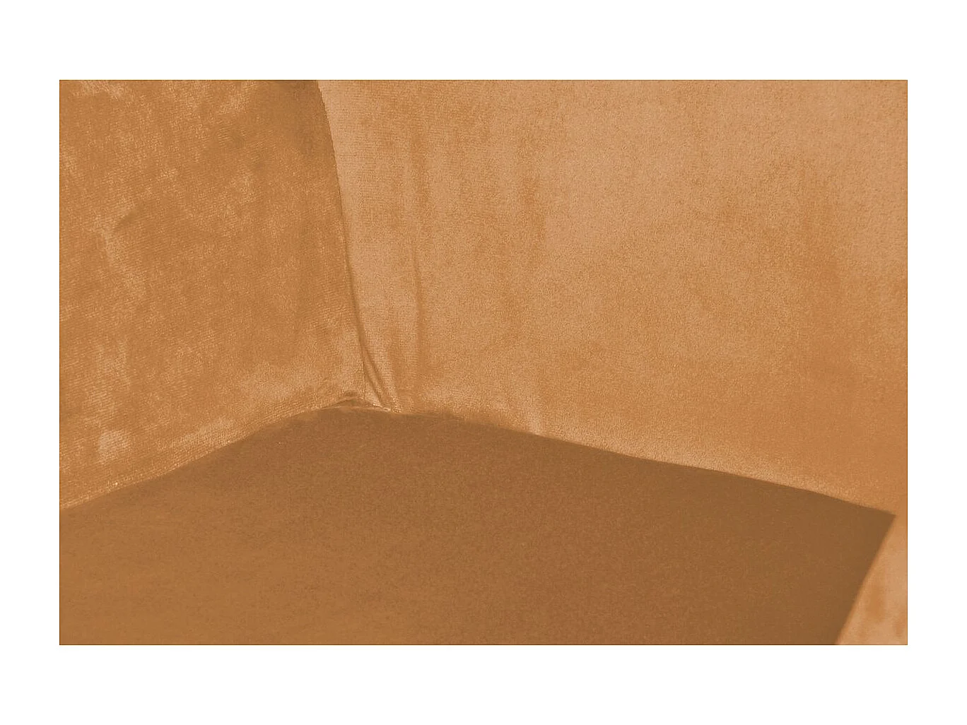 Chaise Design en Velours "Eliot" 87cm Sable