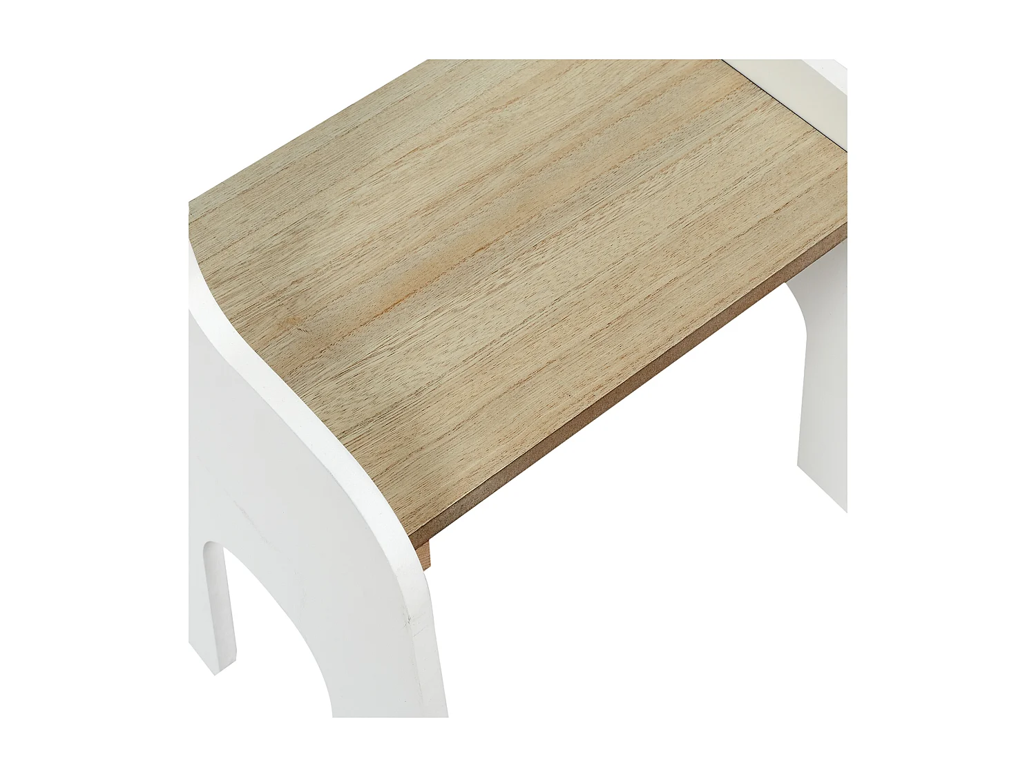 Chaise Enfant Licorne Blanc, Marron