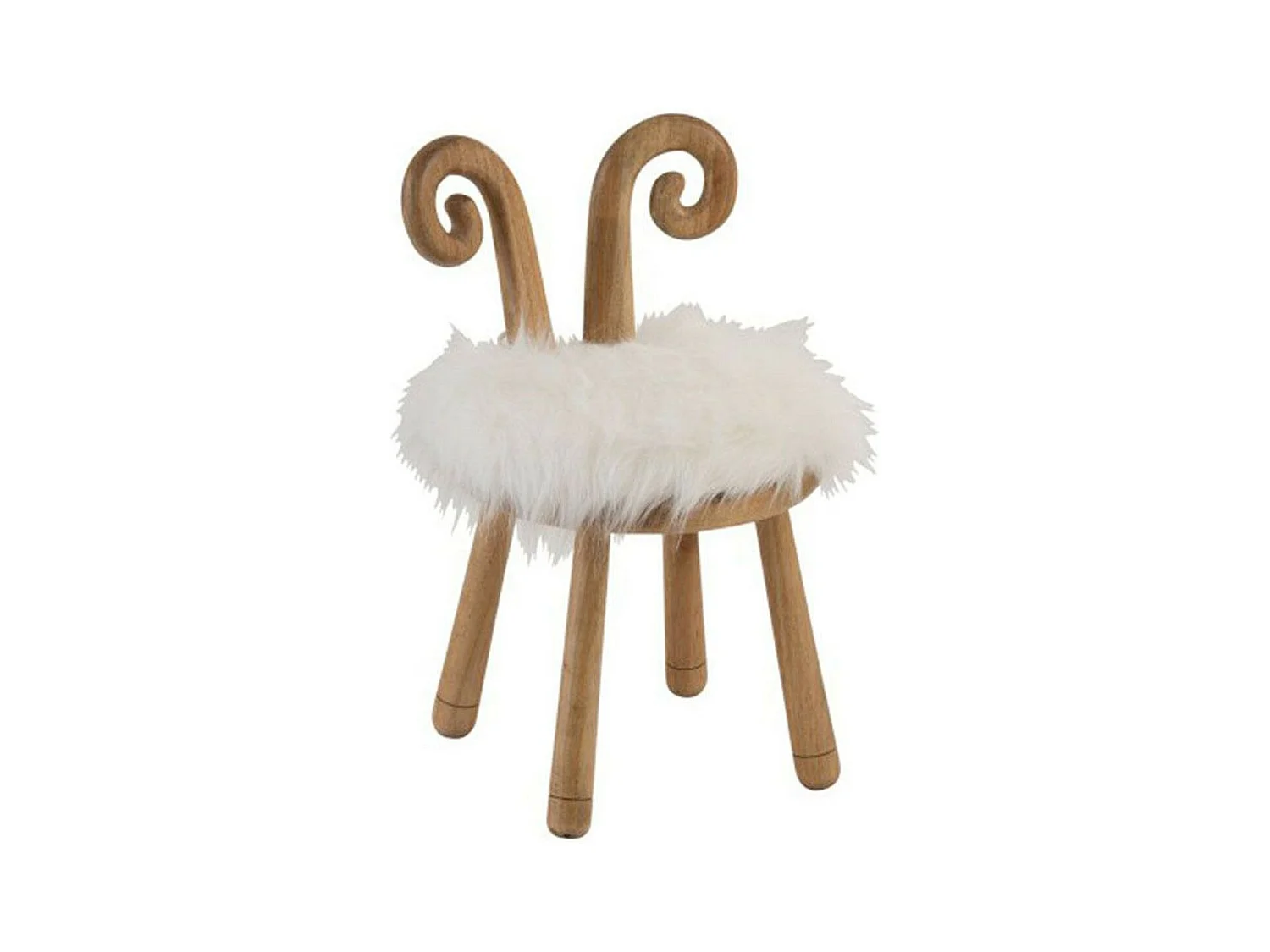 Chaise Enfant Design "Oreille Mouton" 56cm Naturel