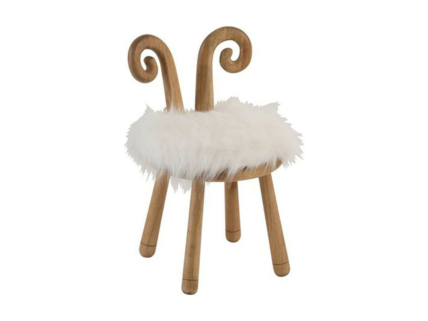 Chaise Enfant Design "Oreille Mouton" 56cm Naturel