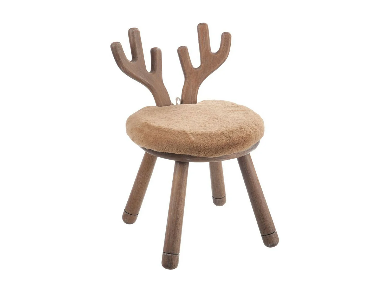 Chaise Enfant Design "Oreille Cerf" 56cm Naturel