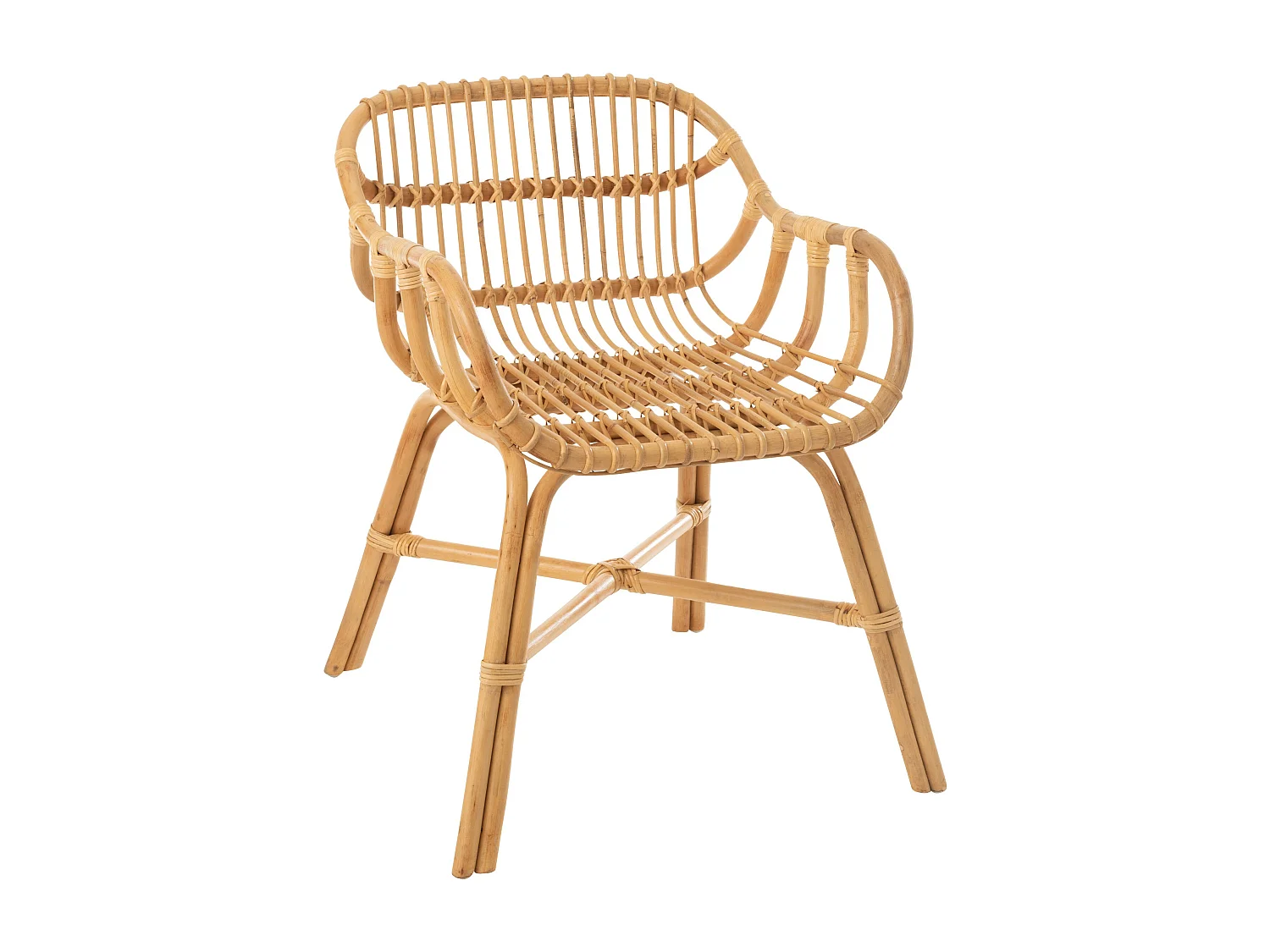 Chaise en Rotin "Ana" 82cm Naturel