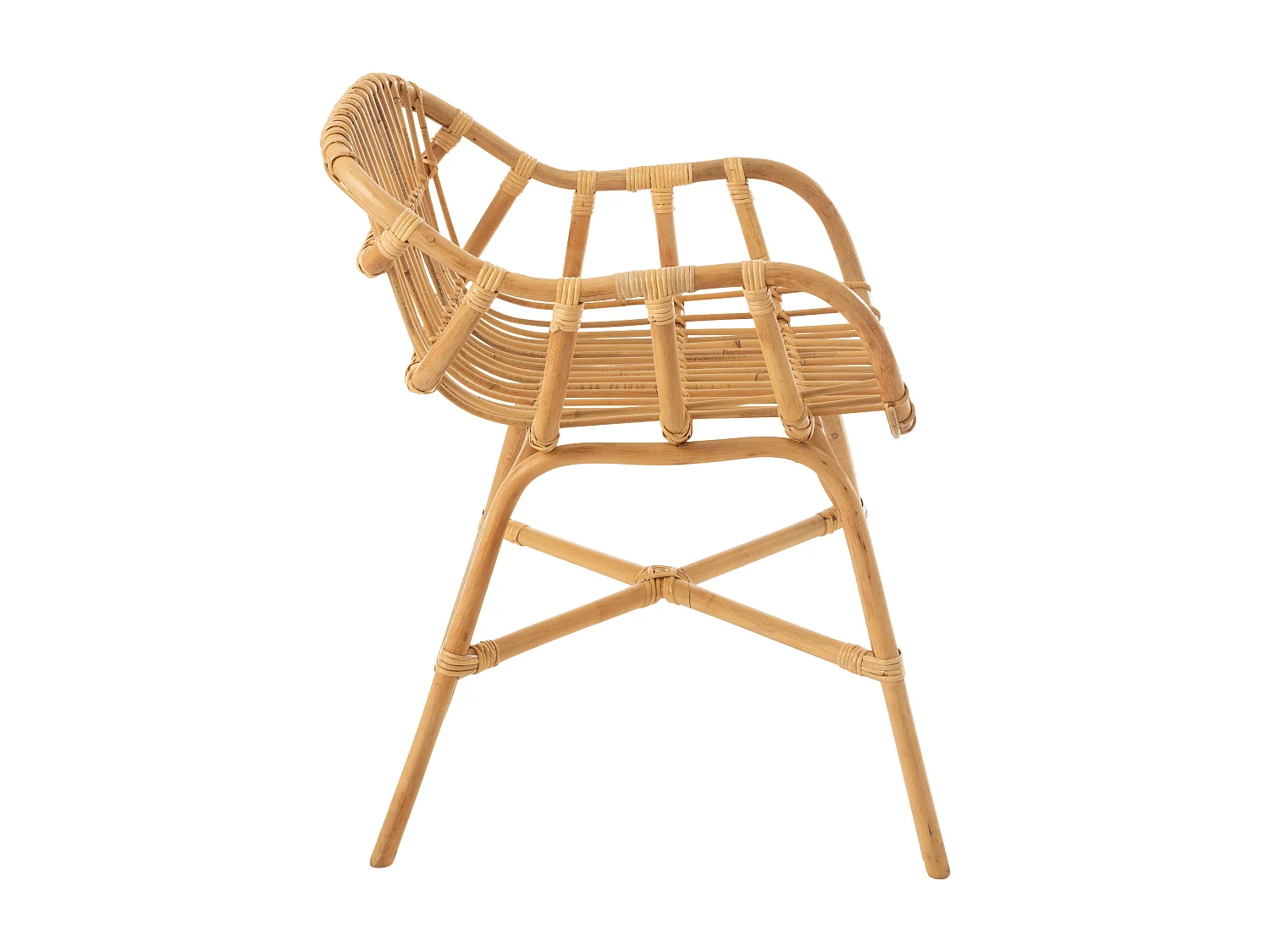 Chaise en Rotin "Ana" 82cm Naturel