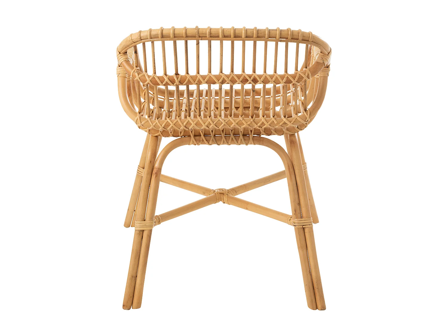 Chaise en Rotin "Ana" 82cm Naturel