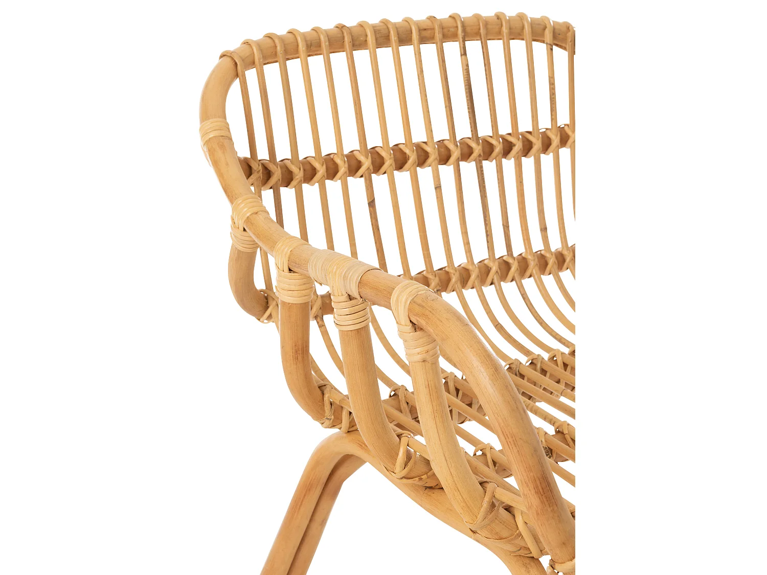 Chaise en Rotin "Ana" 82cm Naturel