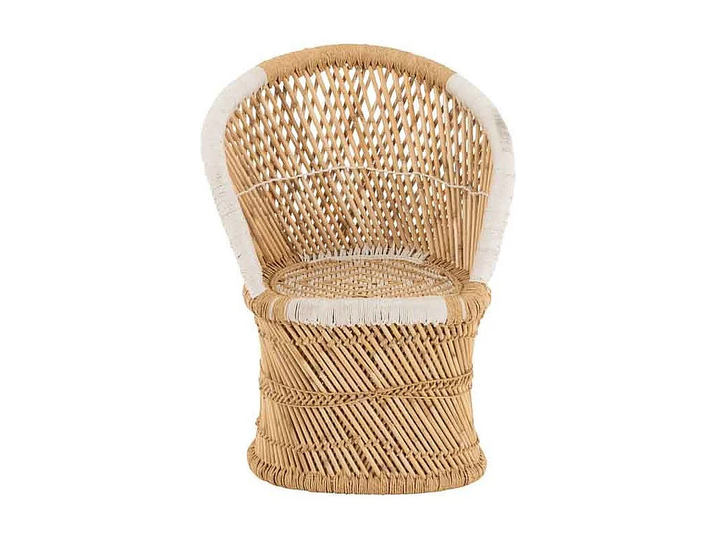 Fauteuil Enfant en Bambou "Smocla" 78cm Naturel