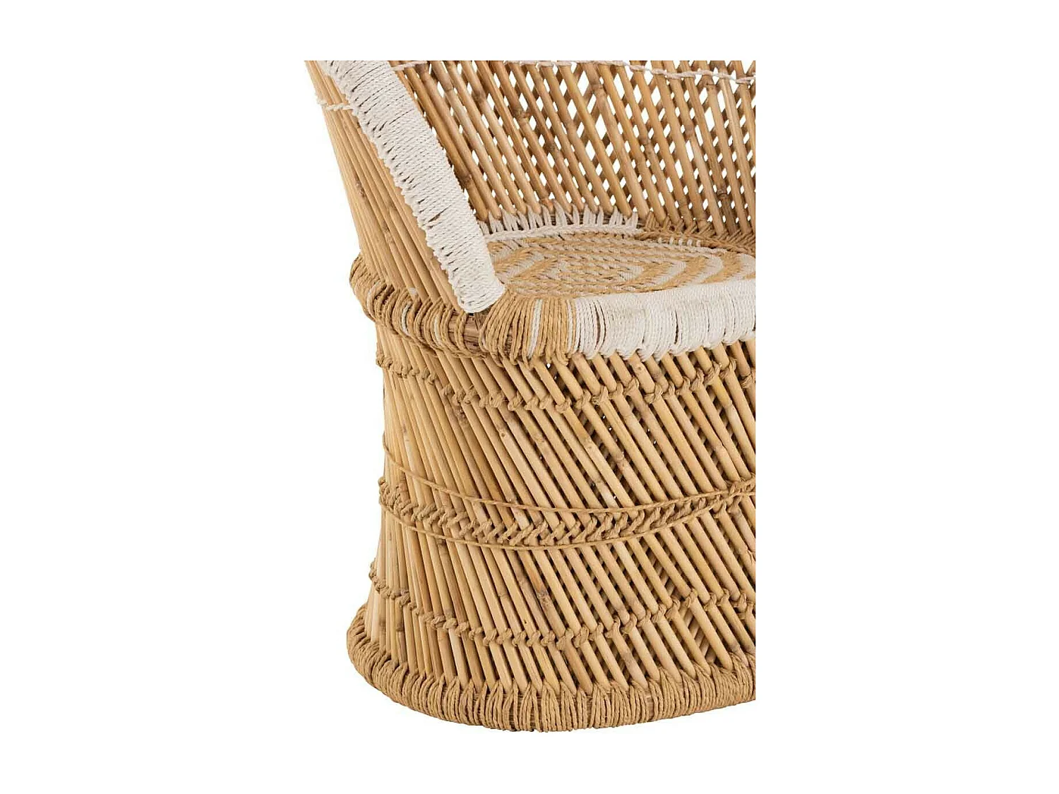 Fauteuil Enfant en Bambou "Smocla" 78cm Naturel