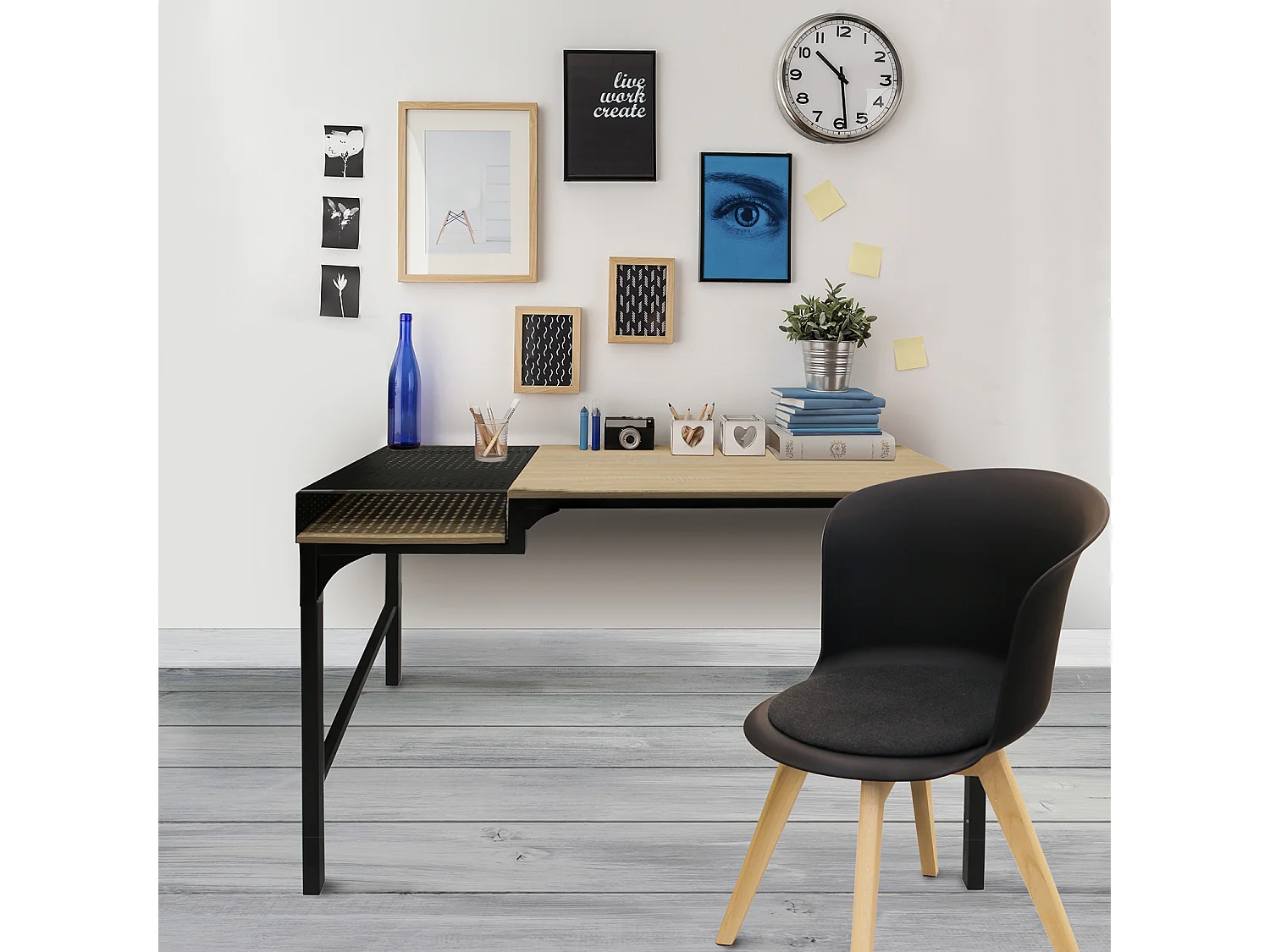 Chaise Enko Noir - Lot De 2