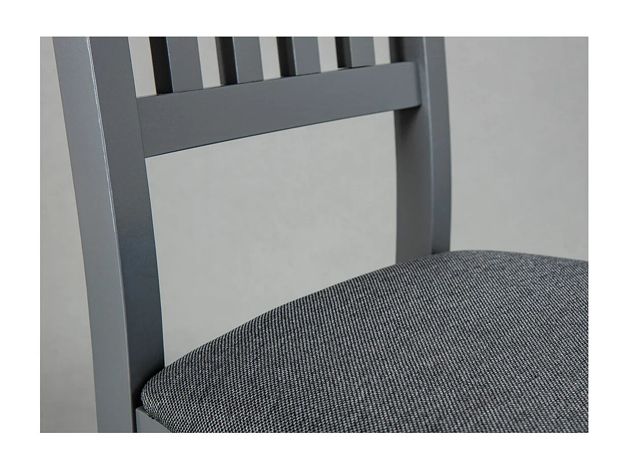 Lot de 2 Chaises Deisgn "Zerno" 95cm Gris